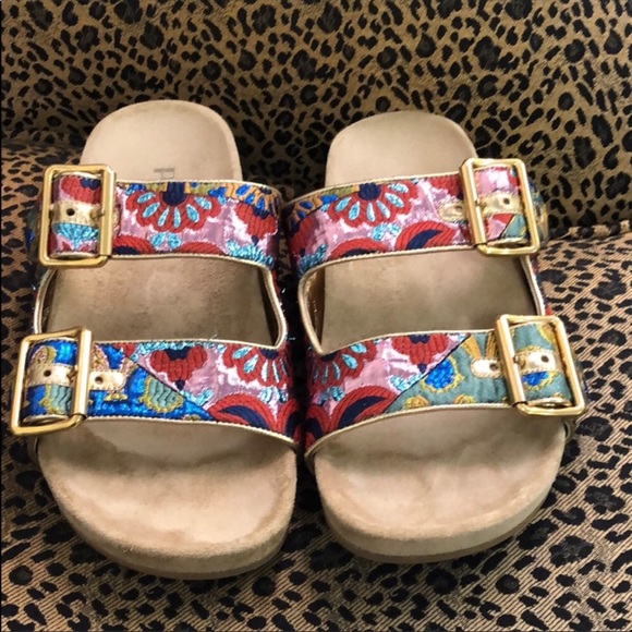 Prada Shoes - Prada Silk printed slides